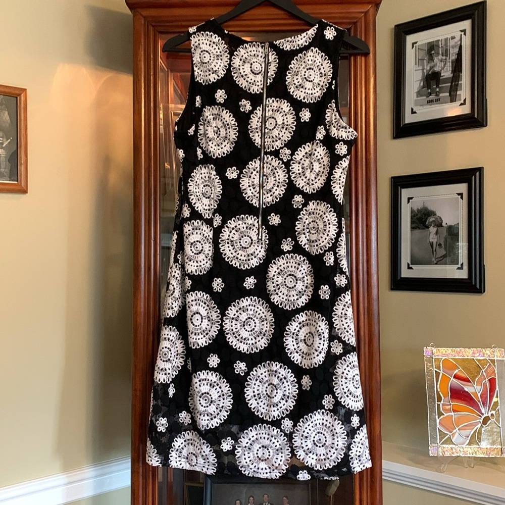 COPY - Papillon Mandala Lace Overlay Skater Dress Size Medium - Picture 7 of 16
